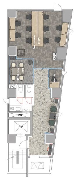 芝MKビル10F 間取り図