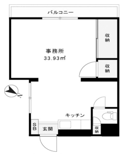 ジュネス代々木ビル105 間取り図