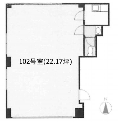 ルロゾービル102 間取り図