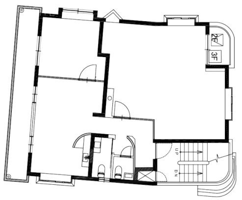 A青山ビル2F 間取り図