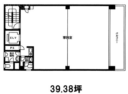 陽光銀座三原橋ビル6F 間取り図