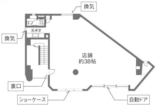 太陽ビル1F 間取り図