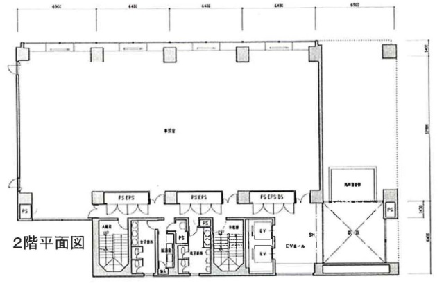 都五反田西館ビル2F 間取り図