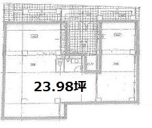 山一ビルB 間取り図