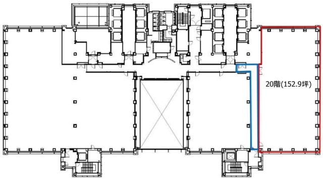 新宿マインズタワー20F 間取り図