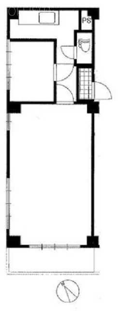 興亜第2マンション3F 間取り図