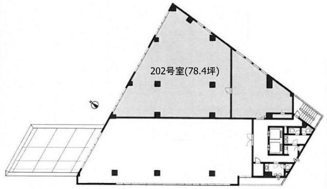 田端フクダビル202 間取り図