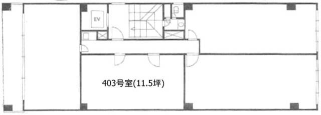 秋葉原井上ビル403 間取り図