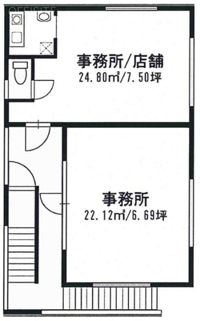 Asam’sビル2S 間取り図