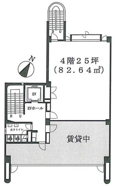 靴下会館ビル4F 間取り図