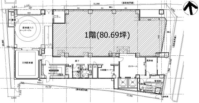 芝千歳ビル1F 間取り図