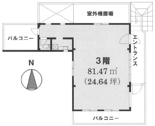 第3サタケビル3F 間取り図