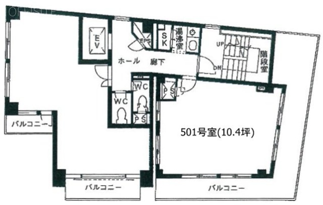 新宿東洋ビル501 間取り図