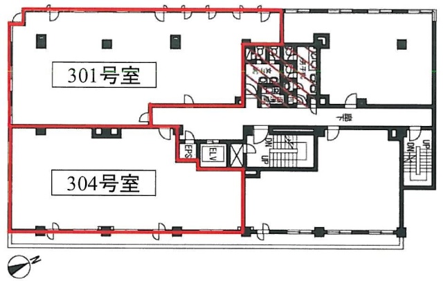 VORT西新宿304 間取り図