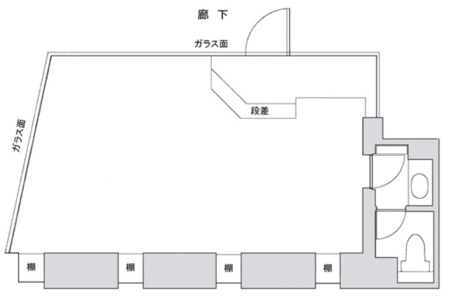 ノザワビルディング1F 間取り図