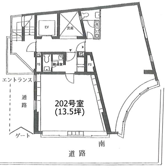 188ビル202 間取り図