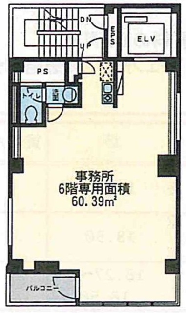 ハビウル銀座(銀座1138)ビル6F 間取り図