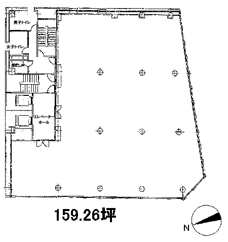 八丁堀ファーストビル10F 間取り図