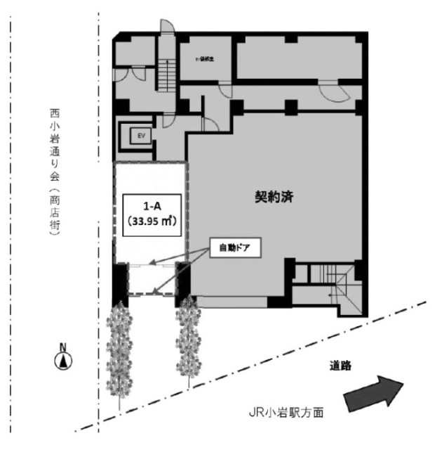 小岩東総ハイツA 間取り図