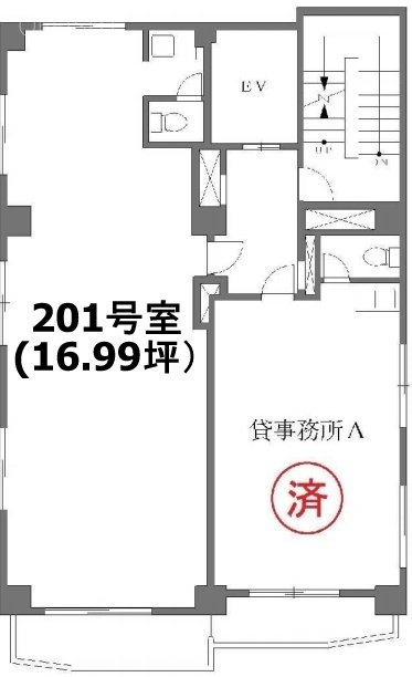 古谷ビル201 間取り図