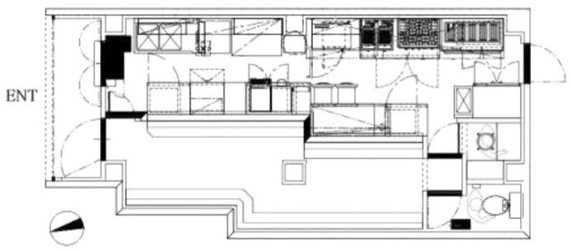 小島ビル1F 間取り図