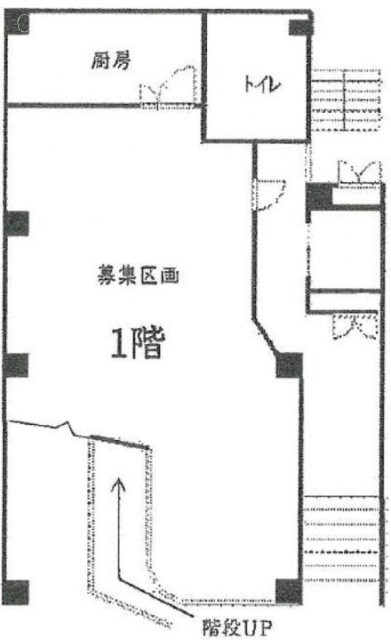 THE KINDAI 06 IKEBUKURO1F 間取り図