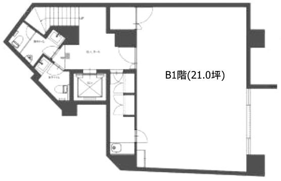 写真製版会館B1F 間取り図