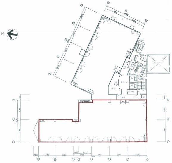 住友水道橋ビル6F 間取り図