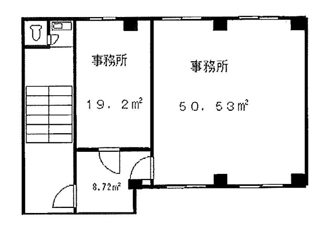 津田ビル2F 間取り図