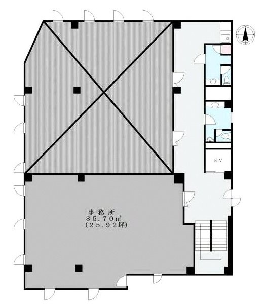 高橋ビル4F 間取り図