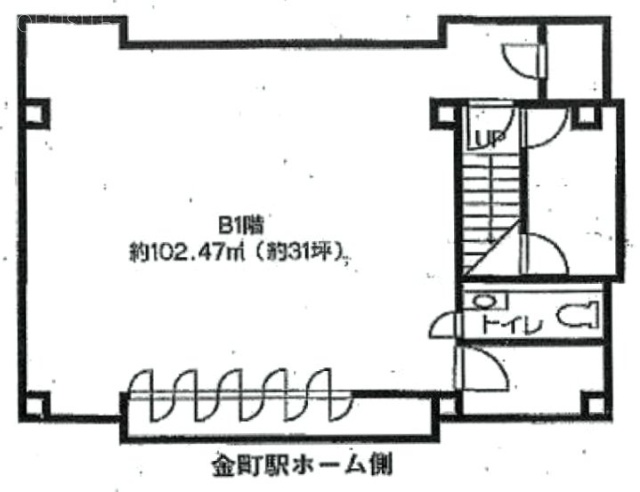 ニューニチベイビルB1F 間取り図