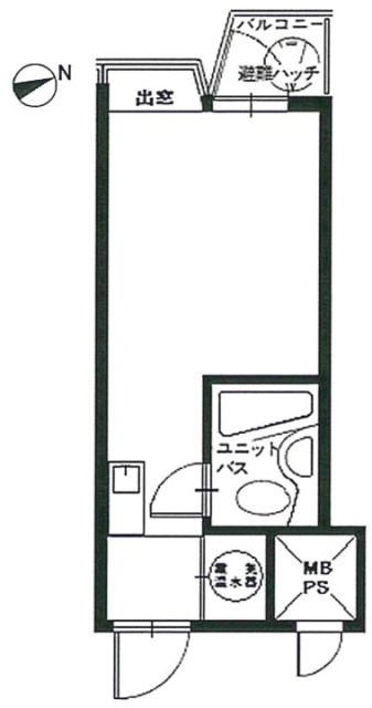 吉祥寺永谷シティプラザビル816 間取り図