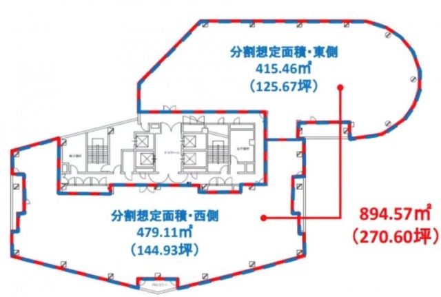 京阪世田谷ビル3F 間取り図