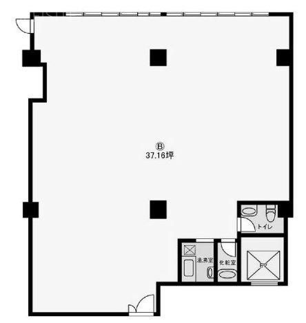 サンキビルB 間取り図