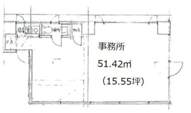 近藤ビル1F 間取り図