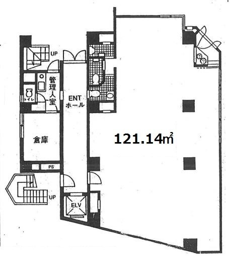 亀有ローズマンション1F 間取り図