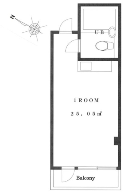 ソシアル道玄坂ビル502 間取り図