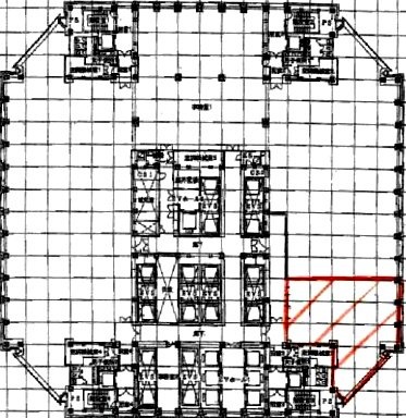 東京オペラシティ13F 間取り図