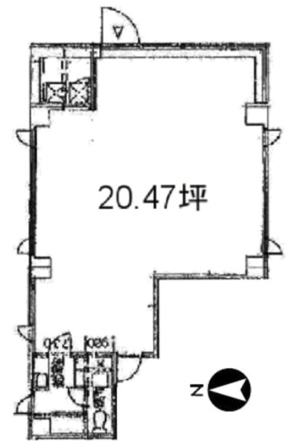 近藤ビル5F 間取り図