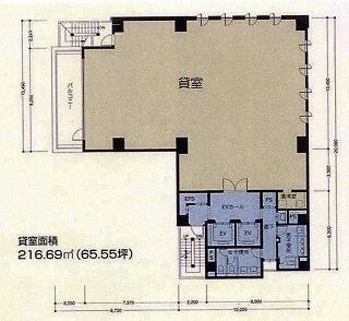 興信ビル6F 間取り図