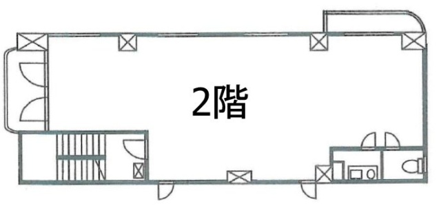 クワジマビル2F 間取り図