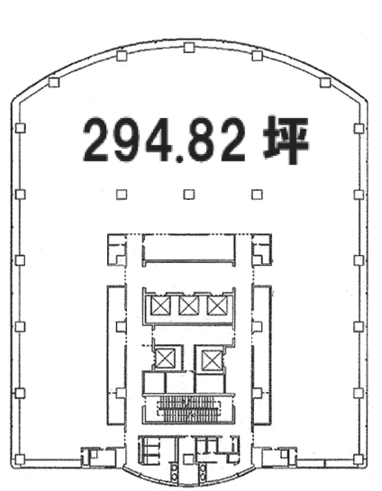 横浜東口ウィスポートビル17F 間取り図