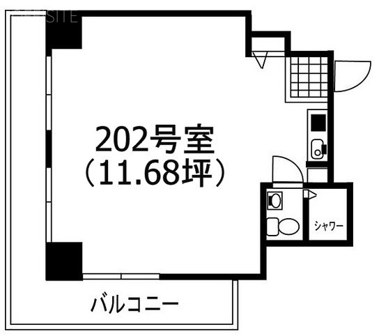 フラットワセダ202 間取り図