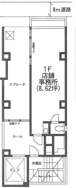 小澤ビル1F 間取り図