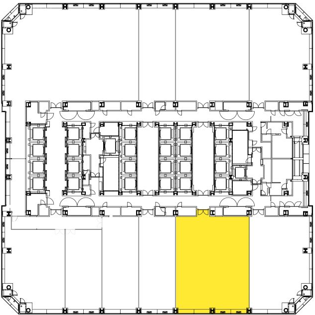 晴海アイランドトリトンスクエアオフィスタワーY棟9 間取り図