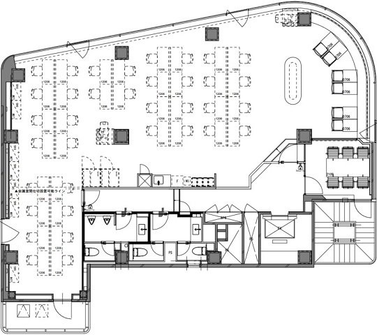 THE CROSS 日本橋人形町3F 間取り図