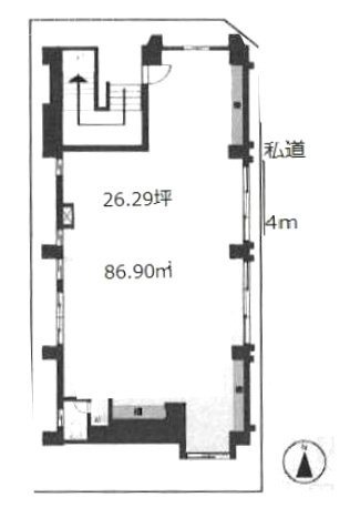 新田ビル1F 間取り図