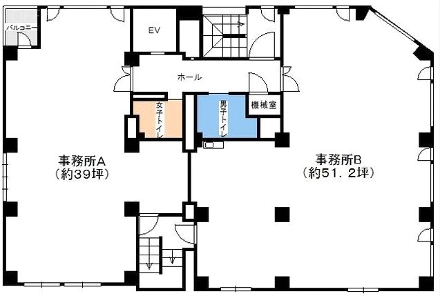 楠本第2ビルB 間取り図