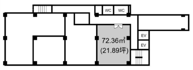 カクタス飯田橋202 間取り図