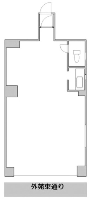 富士ビル1F 間取り図